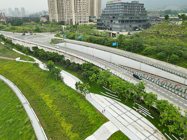 磁器口濱江片區(qū)實(shí)景圖。沙坪壩區(qū)住建委供圖