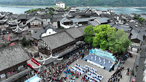 千年古鎮(zhèn) 水墨松溉。陳仕川攝