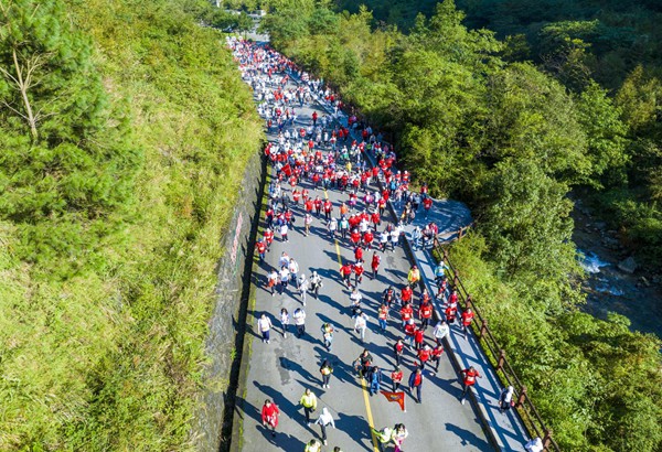 2023年金佛山登山賽。受訪單位供圖