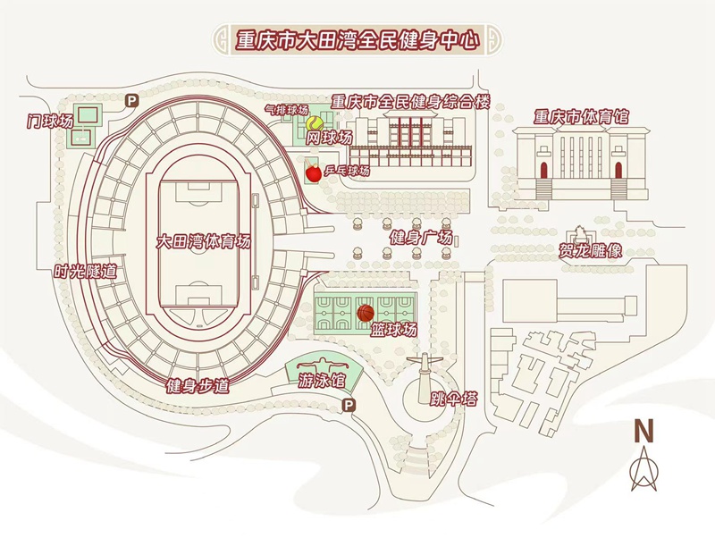 雕塑布置平面圖。重慶大學(xué)建筑規(guī)劃設(shè)計(jì)研究總院供圖