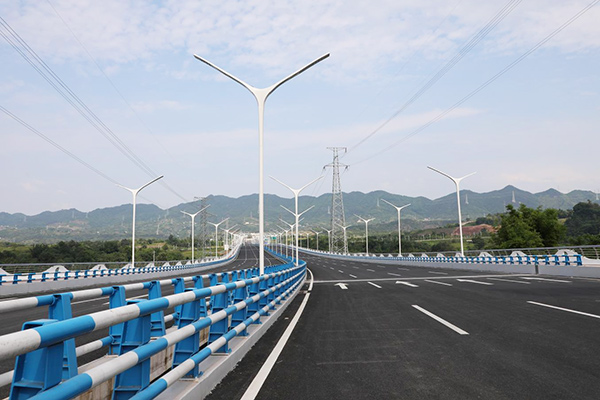 六橫線跨御臨河大橋通車。重慶市建科院供圖